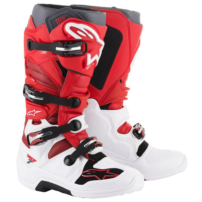 botte alpinestar rouge